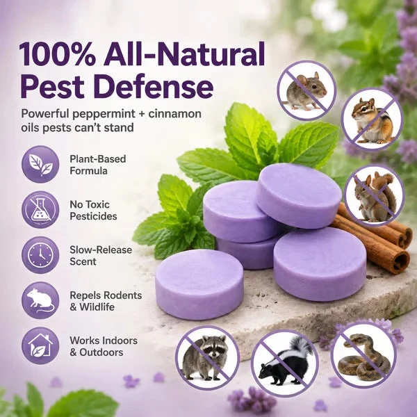 All-Natural Pest & Rodent Repellent Pucks
